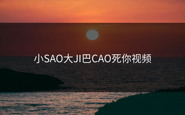小SAO大JI巴CAO死你视频